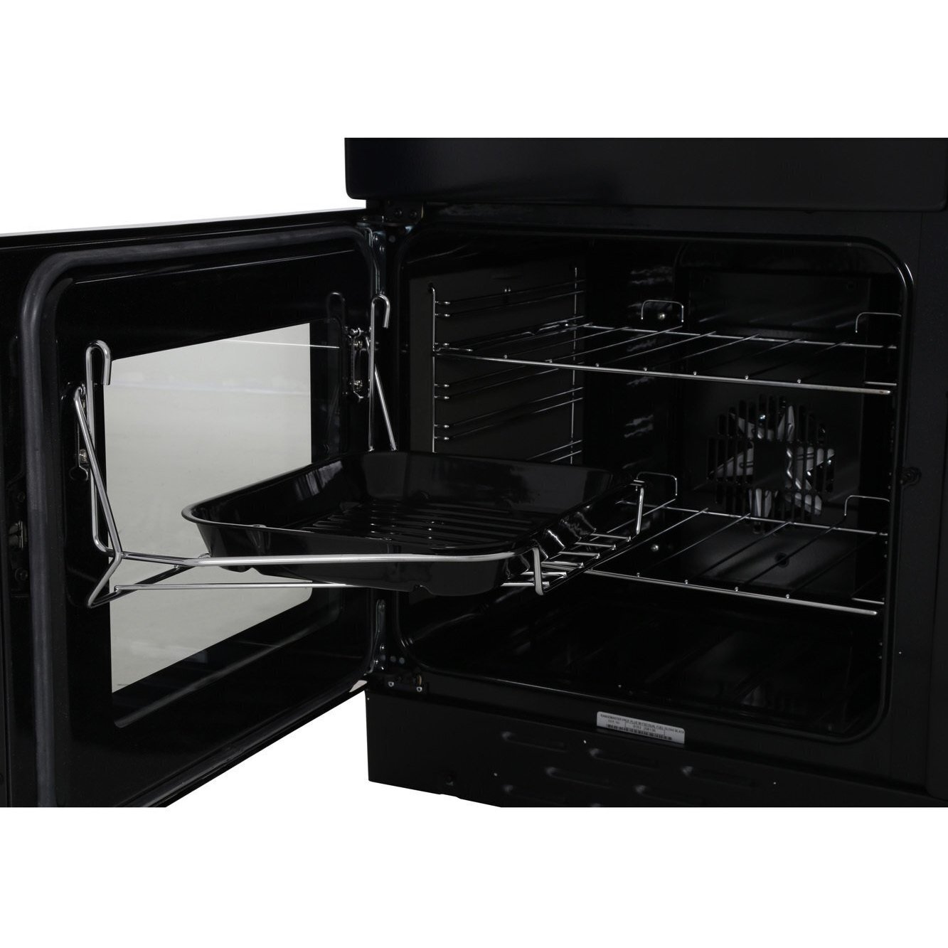 Rangemaster PROP90ECGB/C 90cm Ceramic Range Cooker Professional Plus Black / Chrome, A Rated