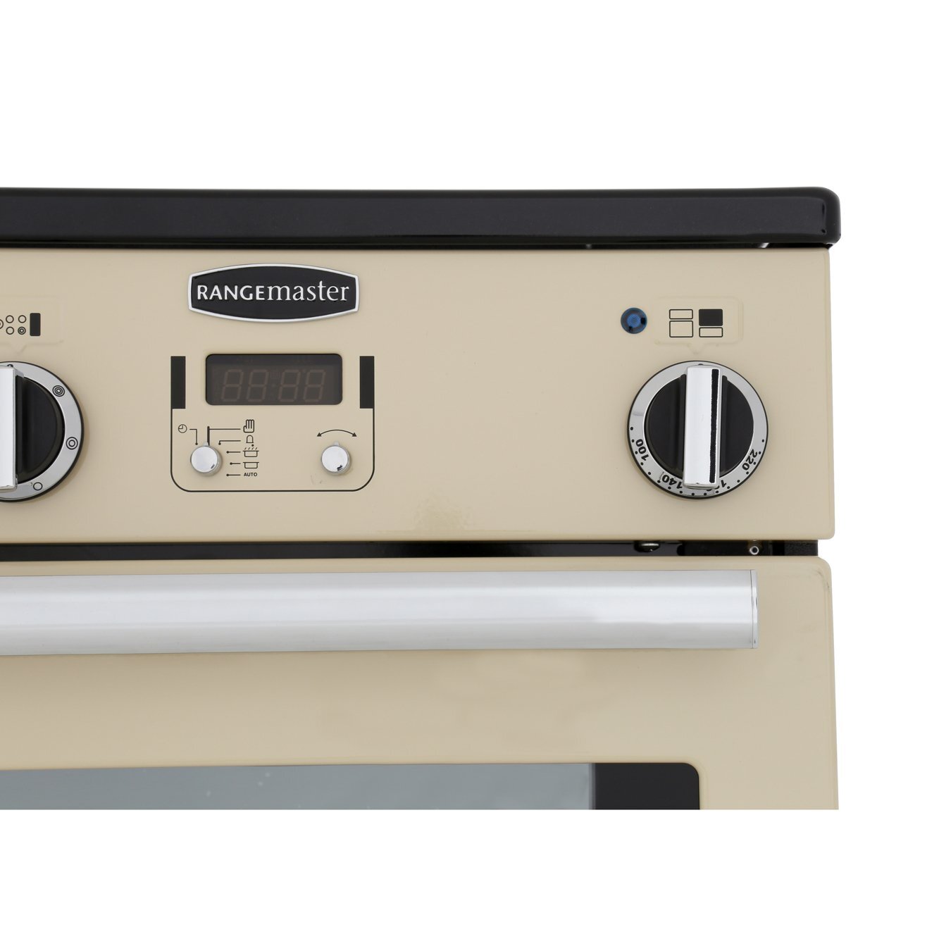 Rangemaster PROP110ECCY/C 110cm Ceramic Range Cooker Professional Plus Cranberry / Chrome, A Rated