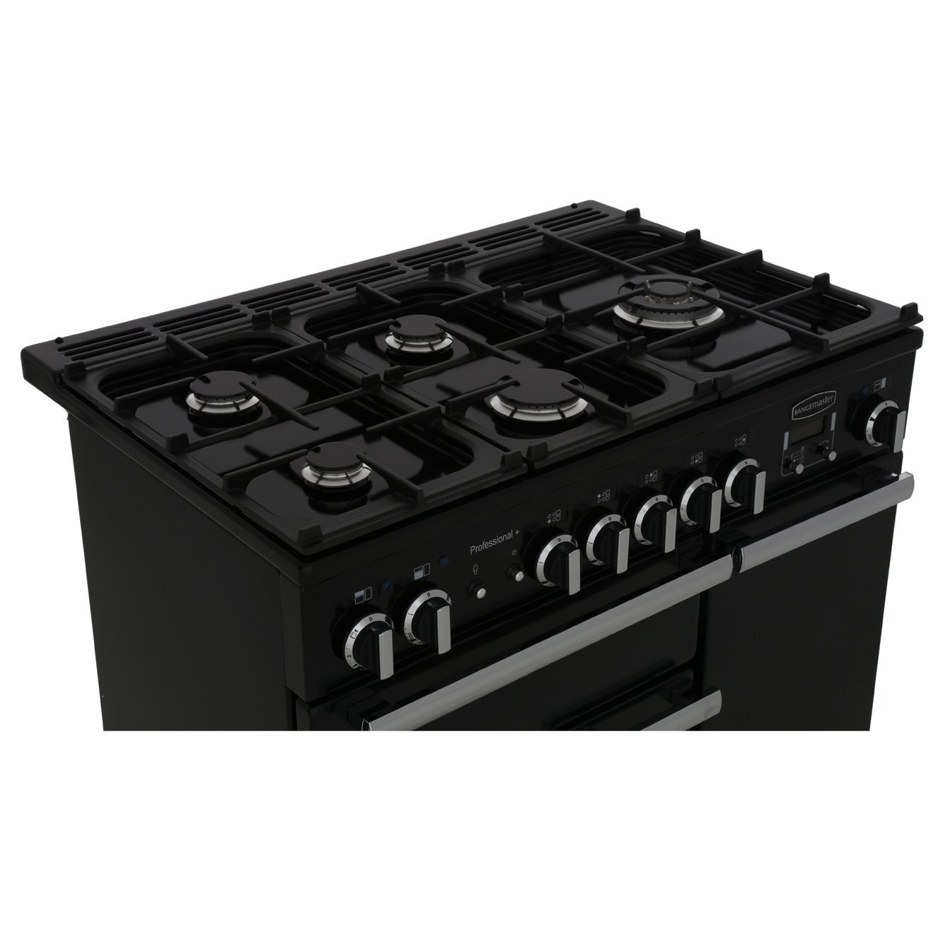 Rangemaster PROP90NGFCR/C 90cm Gas Range Cooker Professional Plus Cream / Chrome, A Rated