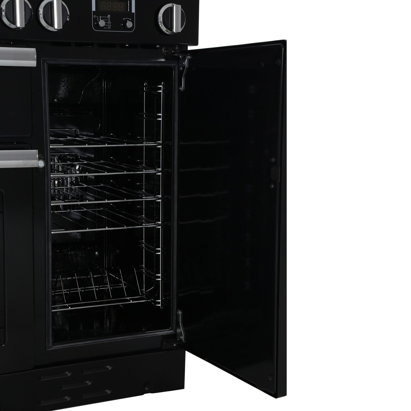 Rangemaster PROP90NGFCY/C 90cm Gas Range Cooker Professional Plus Cranberry / Chrome, A Rated