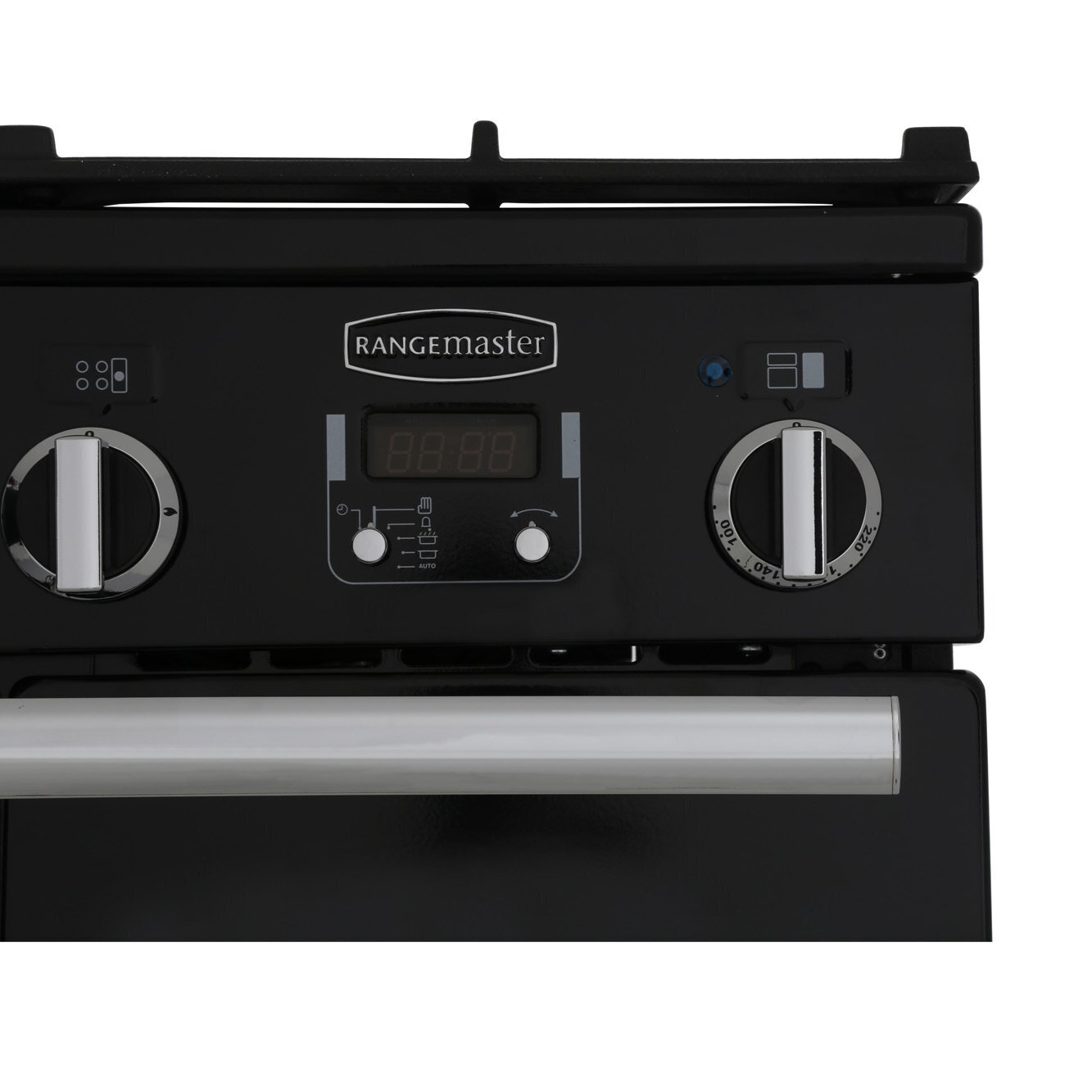 Rangemaster PROP90NGFCY/C 90cm Gas Range Cooker Professional Plus Cranberry / Chrome, A Rated