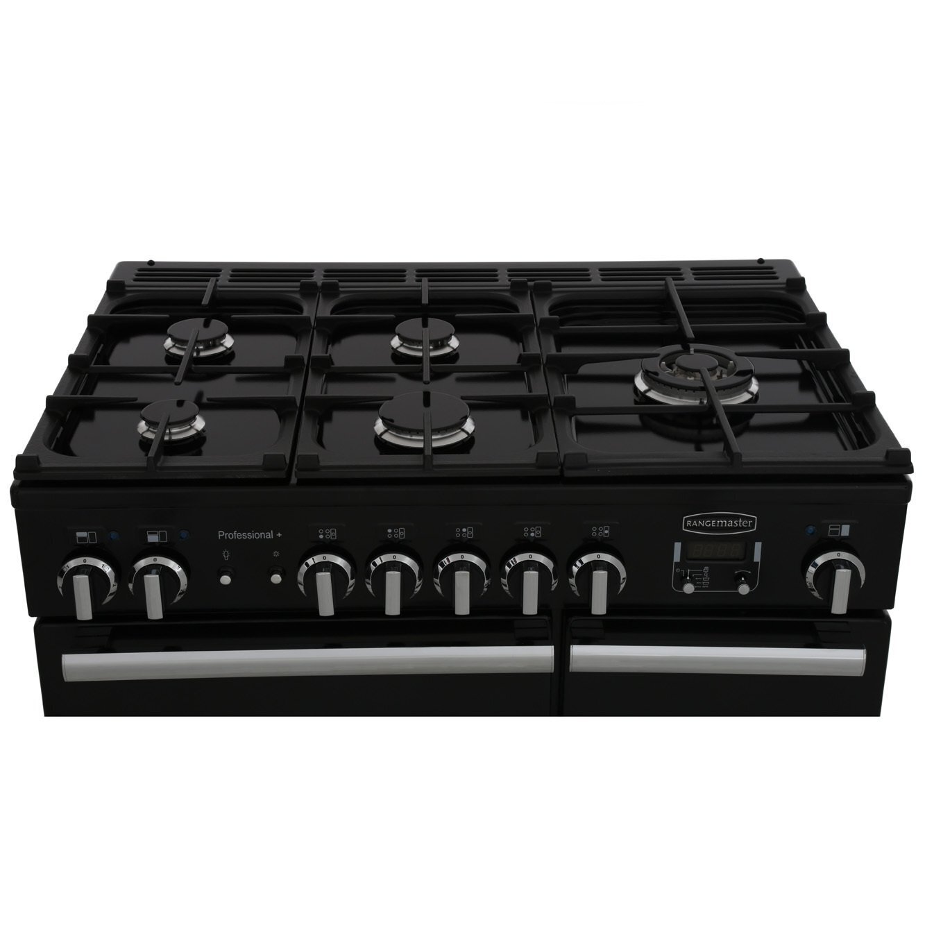 Rangemaster PROP90NGFCY/C 90cm Gas Range Cooker Professional Plus Cranberry / Chrome, A Rated