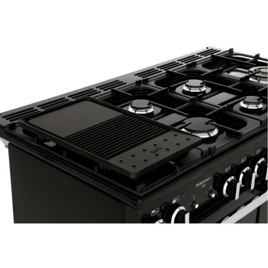 Rangemaster PROP110NGFCR/C 110cm Gas Range Cooker Professional Plus Cream / Chrome, A Rated