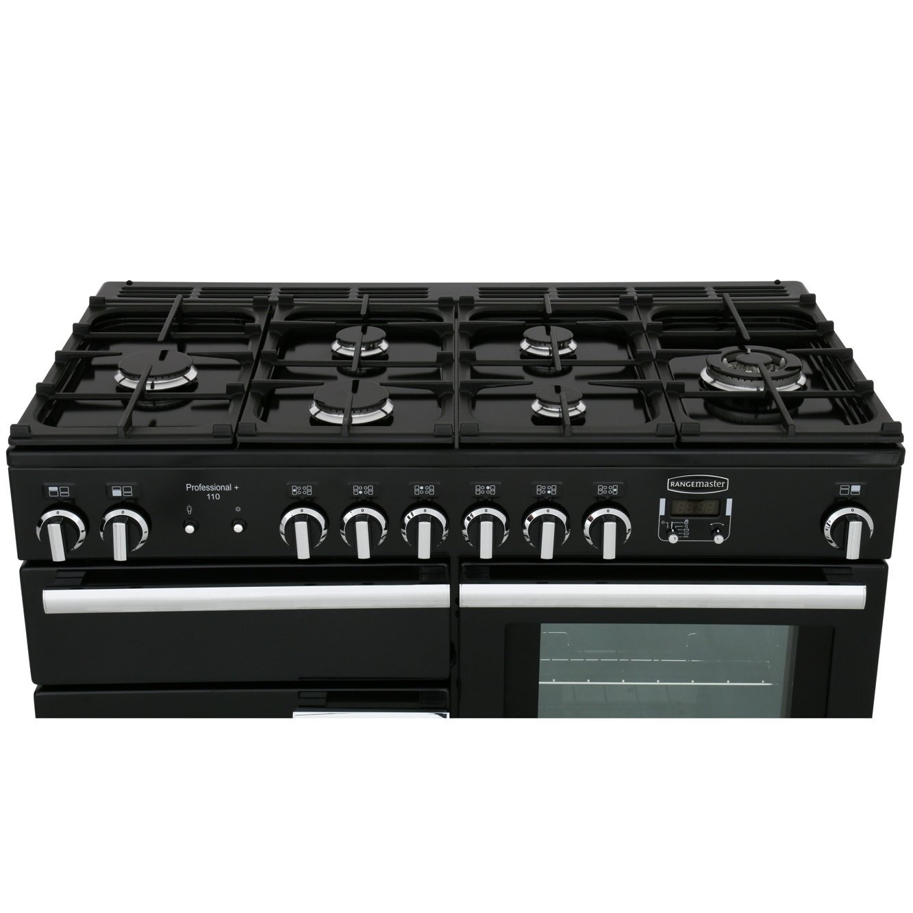 Rangemaster PROP110NGFCY/C 110cm Gas Range Cooker Professional Plus Cranberry / Chrome, A Rated