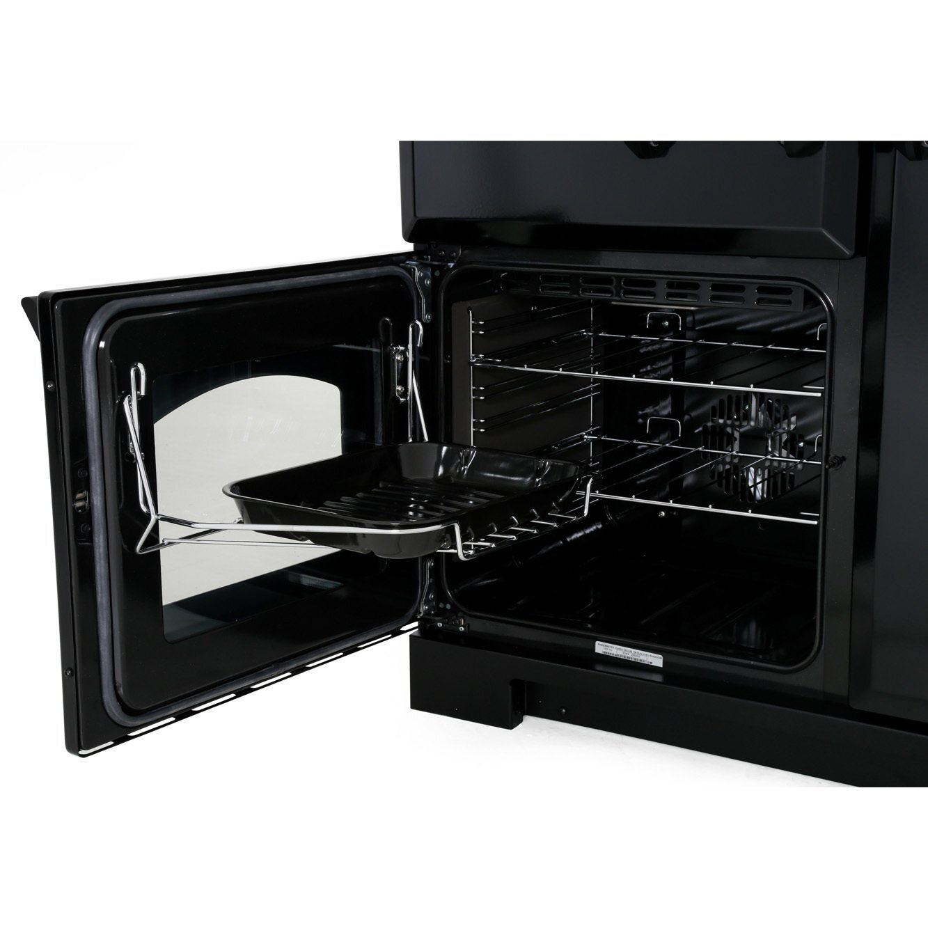 Rangemaster CDL100DFFCR/C 100cm Dual Fuel Range Cooker Classic Deluxe Cream / Chrome, A Rated