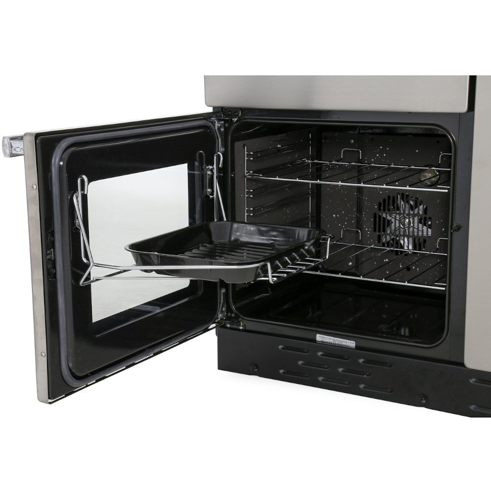 Rangemaster PROP100DFFCR/C 100cm Dual Fuel Range Cooker Professional Plus Cream / Chrome, A Rated