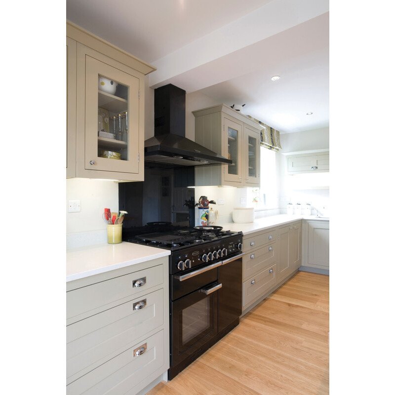 Rangemaster PROP100DFFCR/C 100cm Dual Fuel Range Cooker Professional Plus Cream / Chrome, A Rated