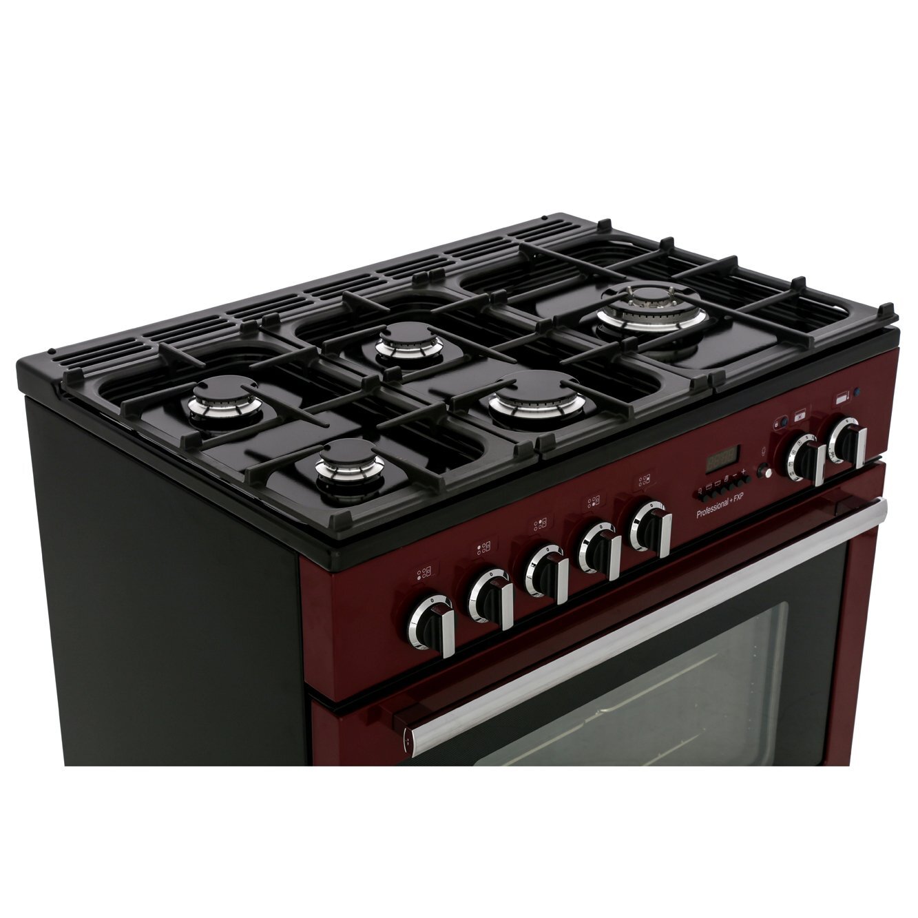 Rangemaster PROP90FXPDFFSS/C 90cm Dual Fuel Range Cooker Professional Plus FXP Stainless Steel / Chrome, A Rated