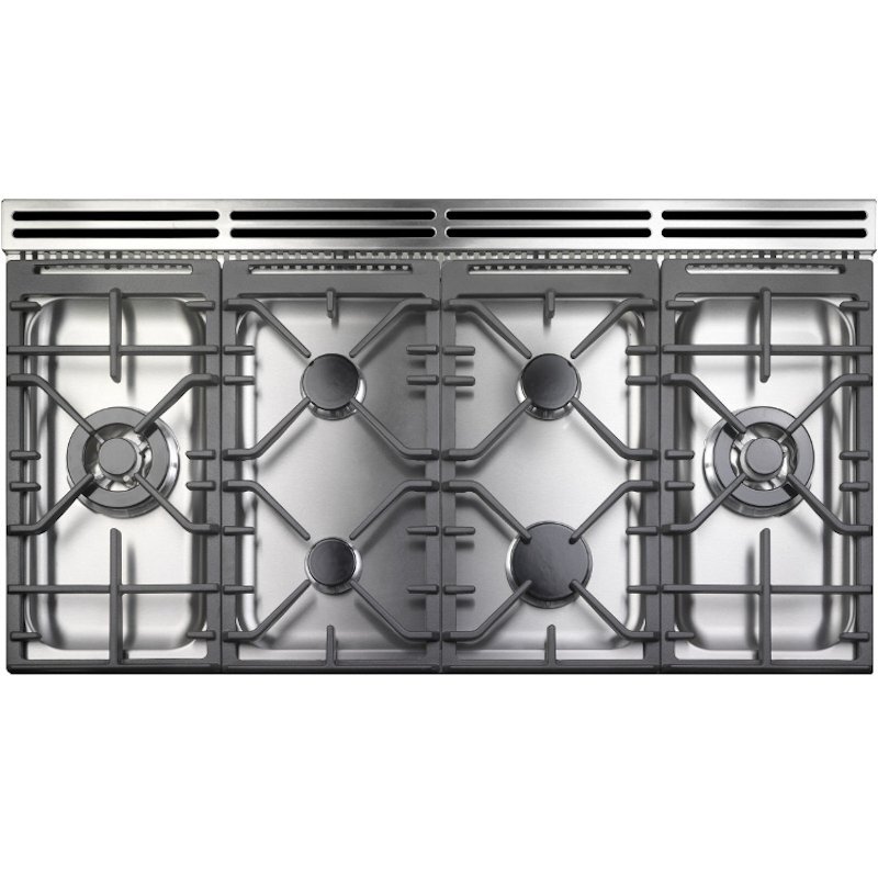 Rangemaster ELS110DFFGB 110cm Dual Fuel Range Cooker Elise Black / Brushed Nickel, A Rated