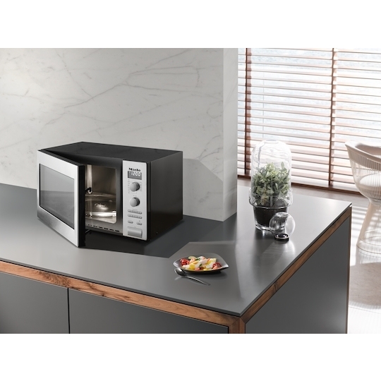 Miele M6012 CleanSteel Microwave with Grill