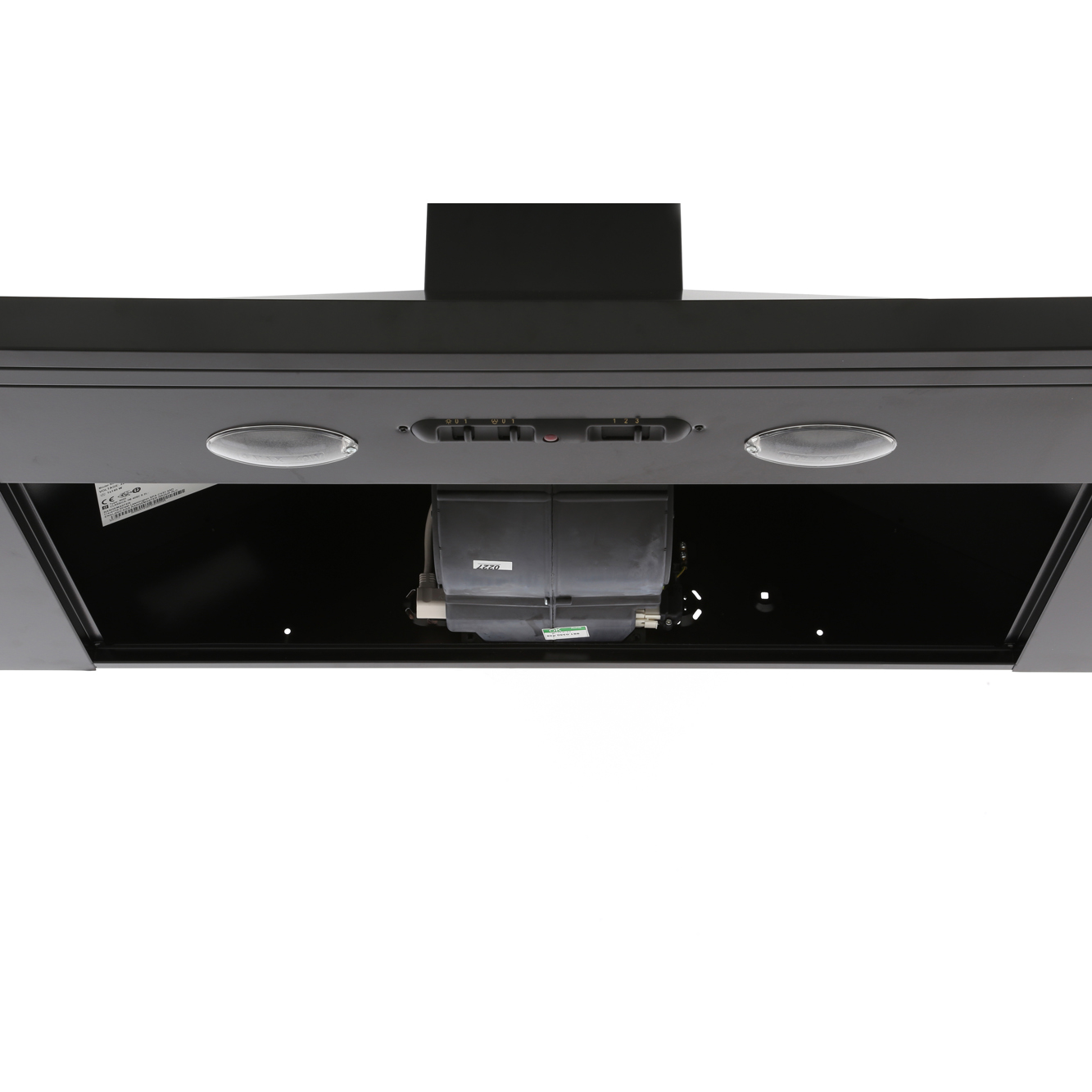 Buy Rangemaster LEIHDC100BC Black with Chrome Trim 100cm Chimney Cooker