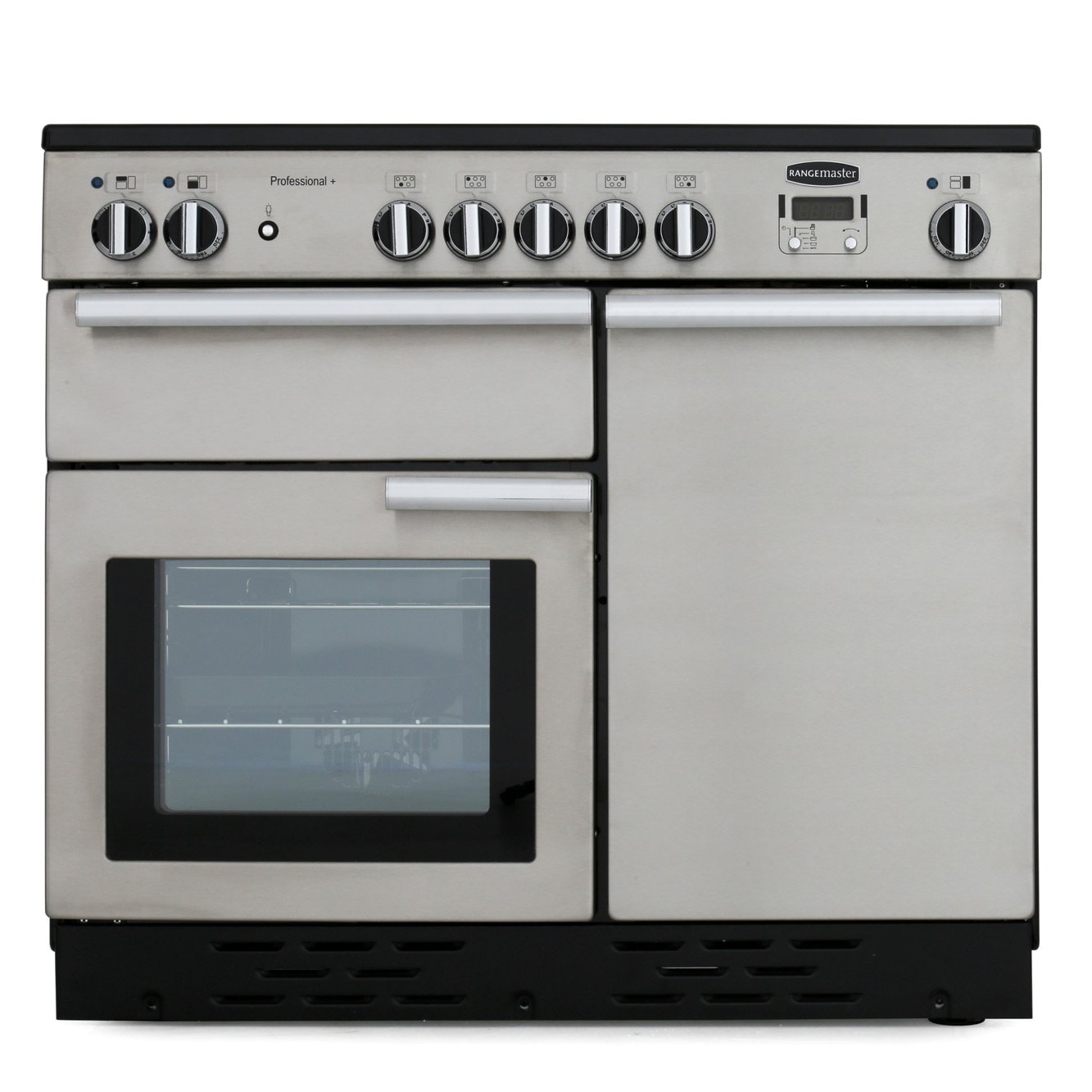 Buy Rangemaster PROP100EISS/C Professional Plus Stainless Steel with Chrome Trim 100cm Electric