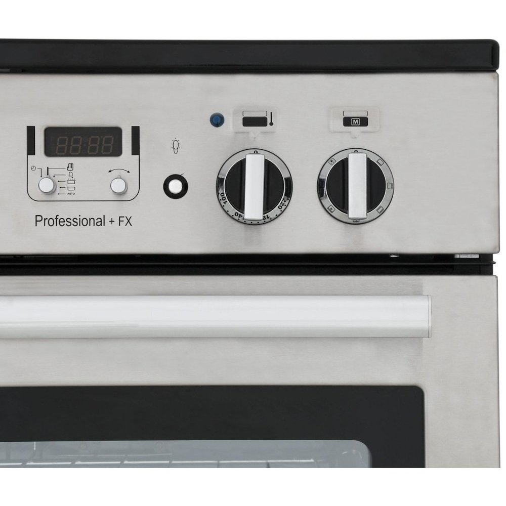 Rangemaster PROP90FXEICY/C 90cm Induction Range Cooker Professional Plus FX Cranberry / Chrome, A Rated