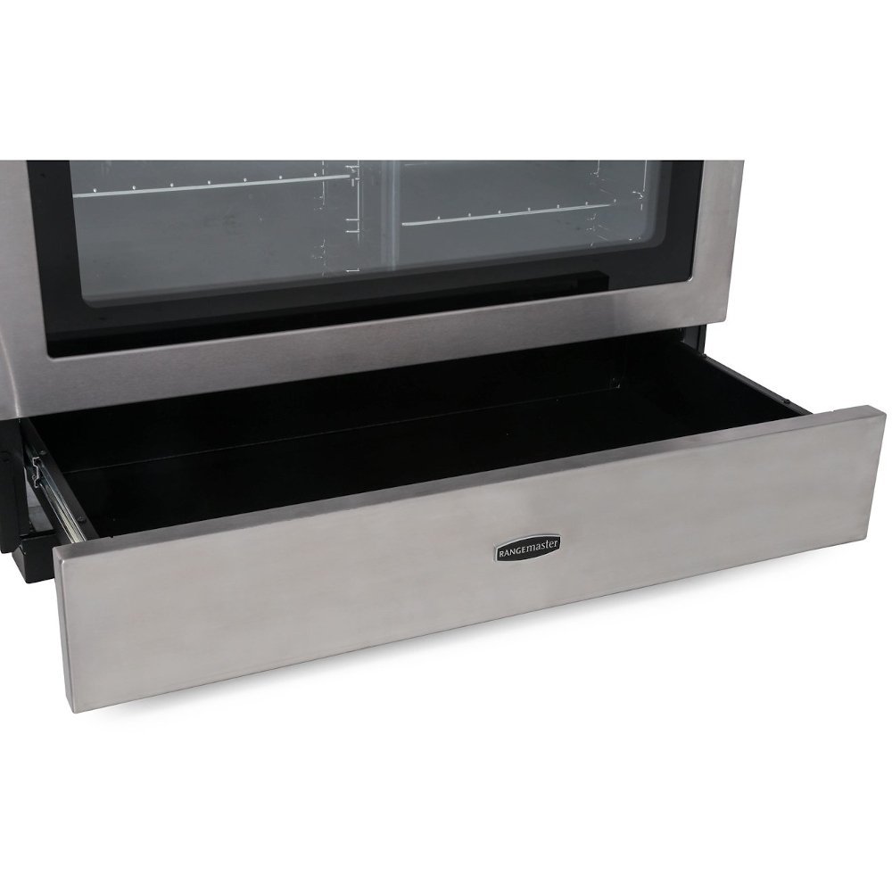 Rangemaster PROP90FXEICY/C 90cm Induction Range Cooker Professional Plus FX Cranberry / Chrome, A Rated