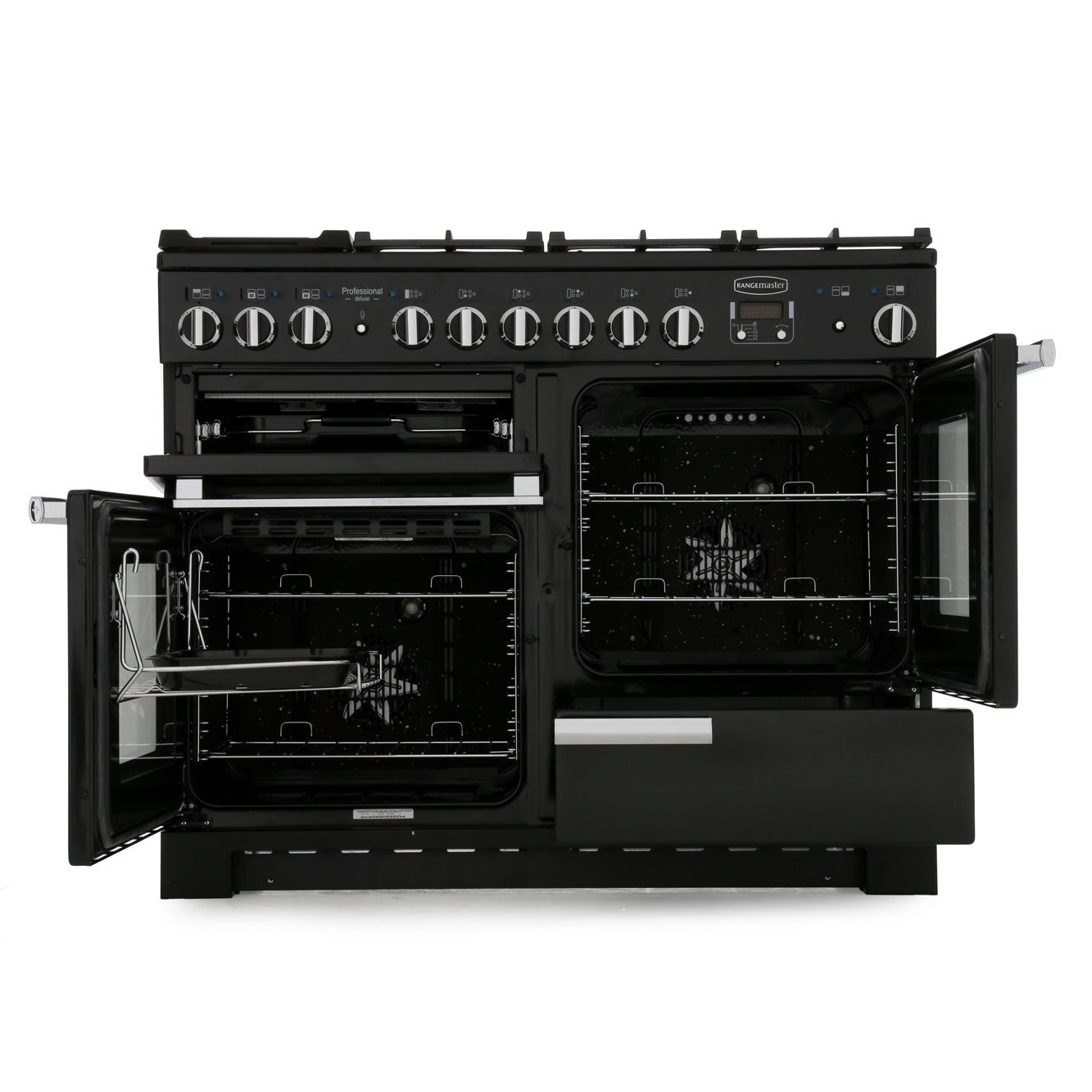 Buy Rangemaster PDL110DFFGB/C Professional Deluxe Gloss Black with