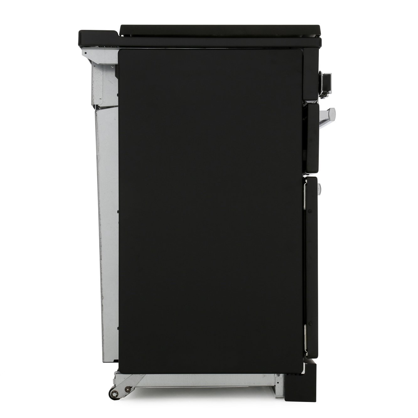 Rangemaster PDL110DFFCY/C 110cm Dual Fuel Range Cooker Professional Deluxe Cranberry / Chrome, A Rated