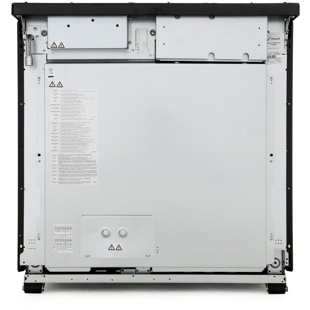 Rangemaster PDL90DFFCY/C 90cm Dual Fuel Range Cooker Professional Deluxe Cranberry / Chrome, A Rated