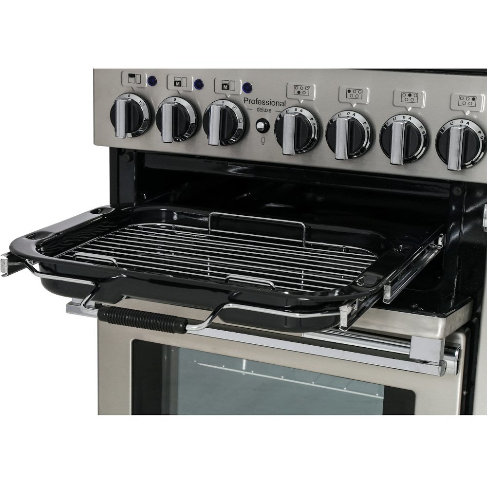 Rangemaster PDL90EICR/C 90cm Induction Range Cooker Professional Deluxe Cream / Chrome, A Rated