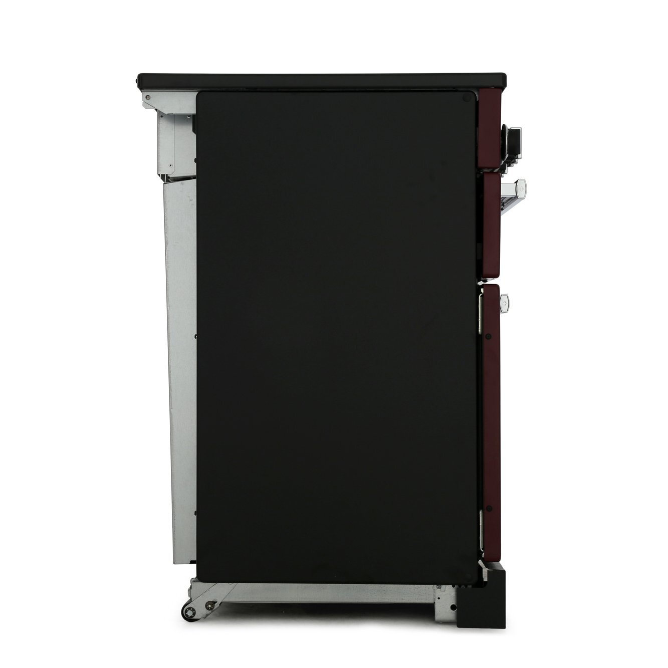 Rangemaster PDL90EICY/C 90cm Induction Range Cooker Professional Deluxe Cranberry / Chrome, A Rated