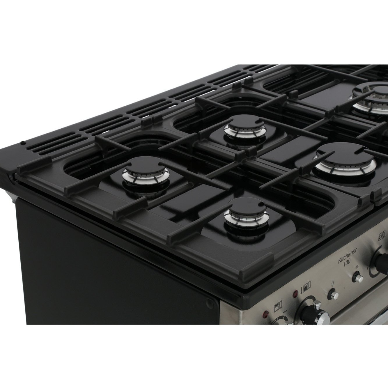 Rangemaster Kitchener KCH100DFFSS/C 100cm Dual Fuel Range Cooker