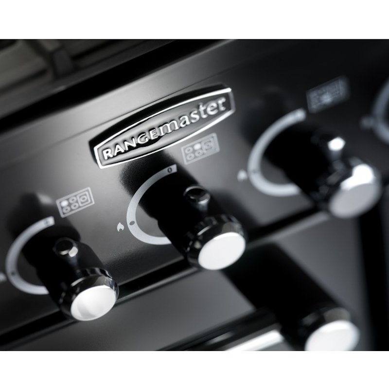 Buy Rangemaster KCH100DFFCR/C Kitchener Cream with Chrome Trim 100cm