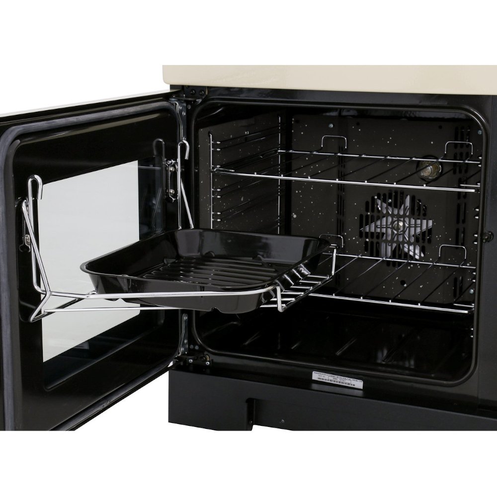 Buy Rangemaster KCH100DFFCR/C Kitchener Cream with Chrome Trim 100cm