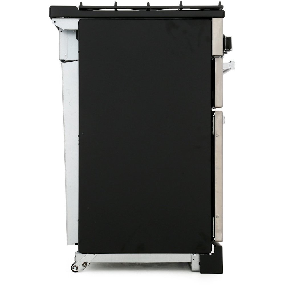 Rangemaster PDL90DFFWH/C 90cm Dual Fuel Range Cooker Professional Deluxe White / Chrome, A Rated