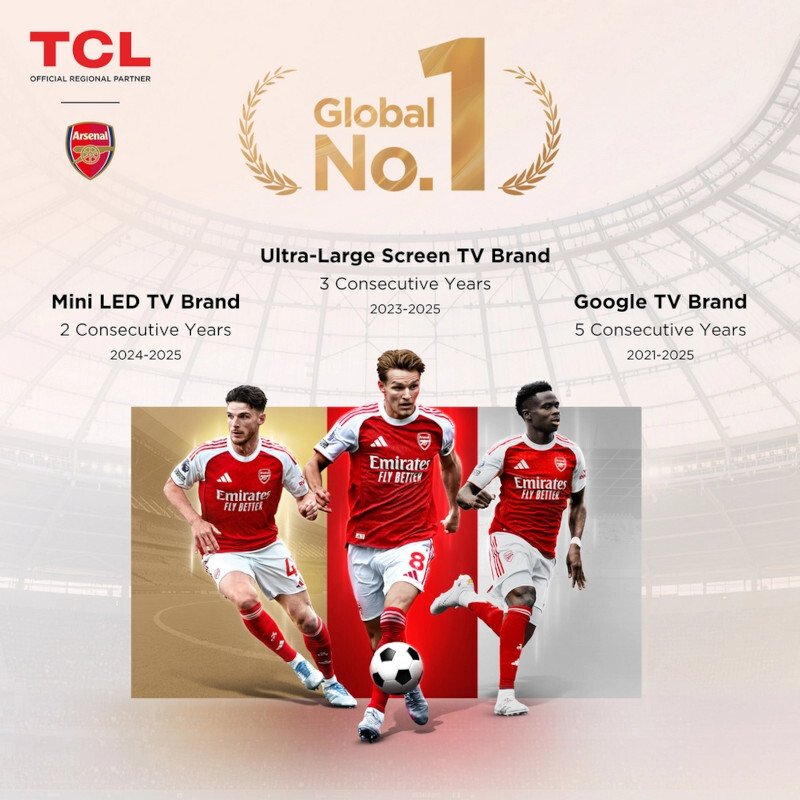 TCL 98A400M-UK 98" QD-Mini LED Smart Television, Black, D Rated