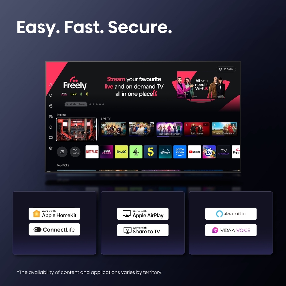 Hisense 98E7QTUK 98" QLED Smart Television, 4K Ultra HD, Grey, E Rated