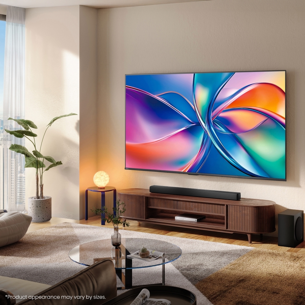 Hisense 98E7QTUK 98" QLED Smart Television, 4K Ultra HD, Grey, E Rated