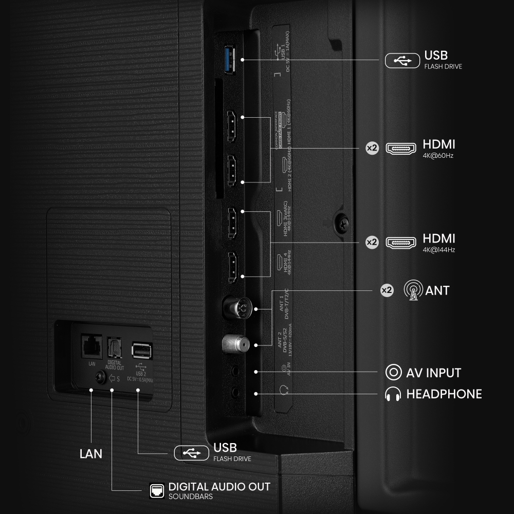 Hisense 98E7QTUK 98" QLED Smart Television, 4K Ultra HD, Grey, E Rated