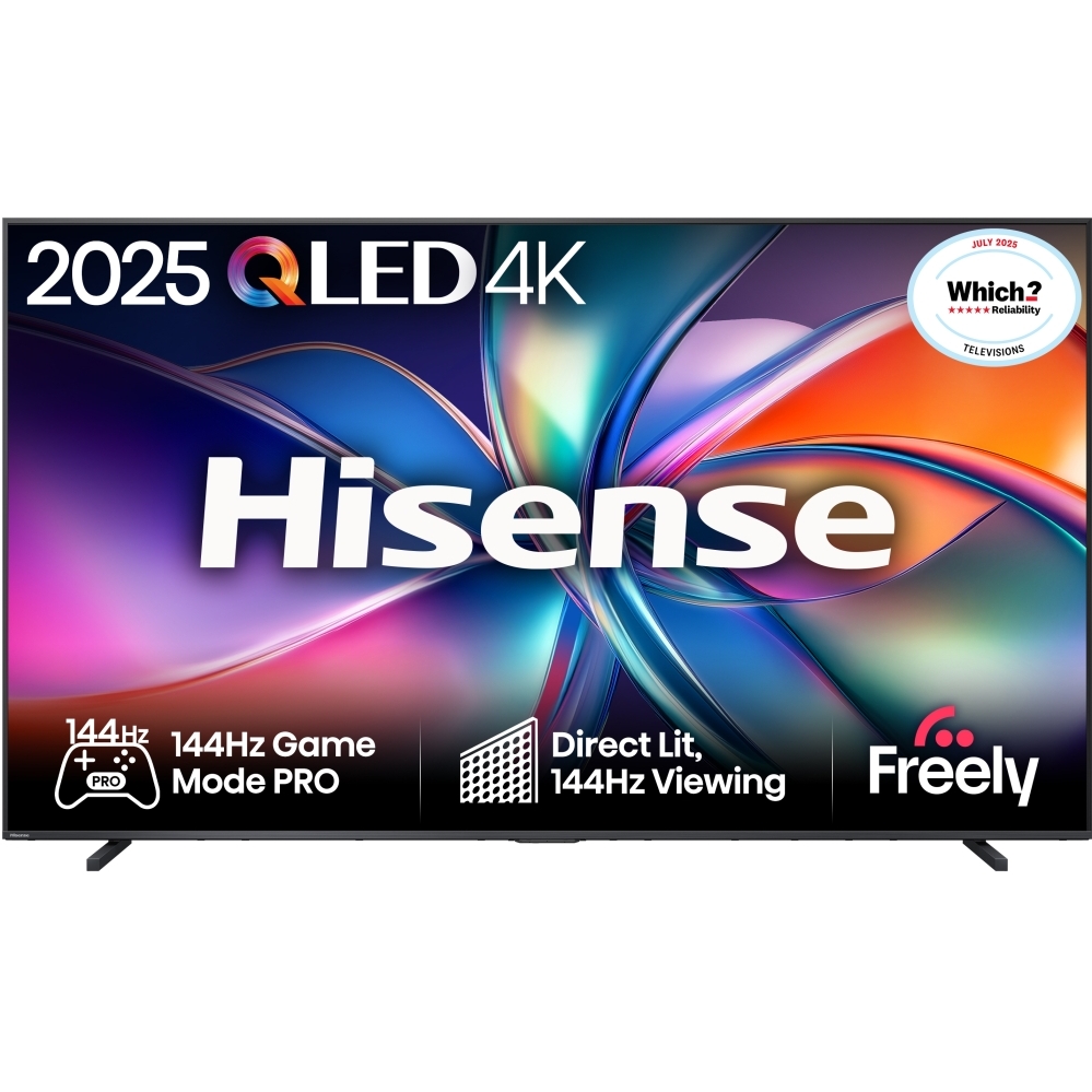 Hisense 98E7QTUK 98" QLED Smart Television, 4K Ultra HD, Grey, E Rated