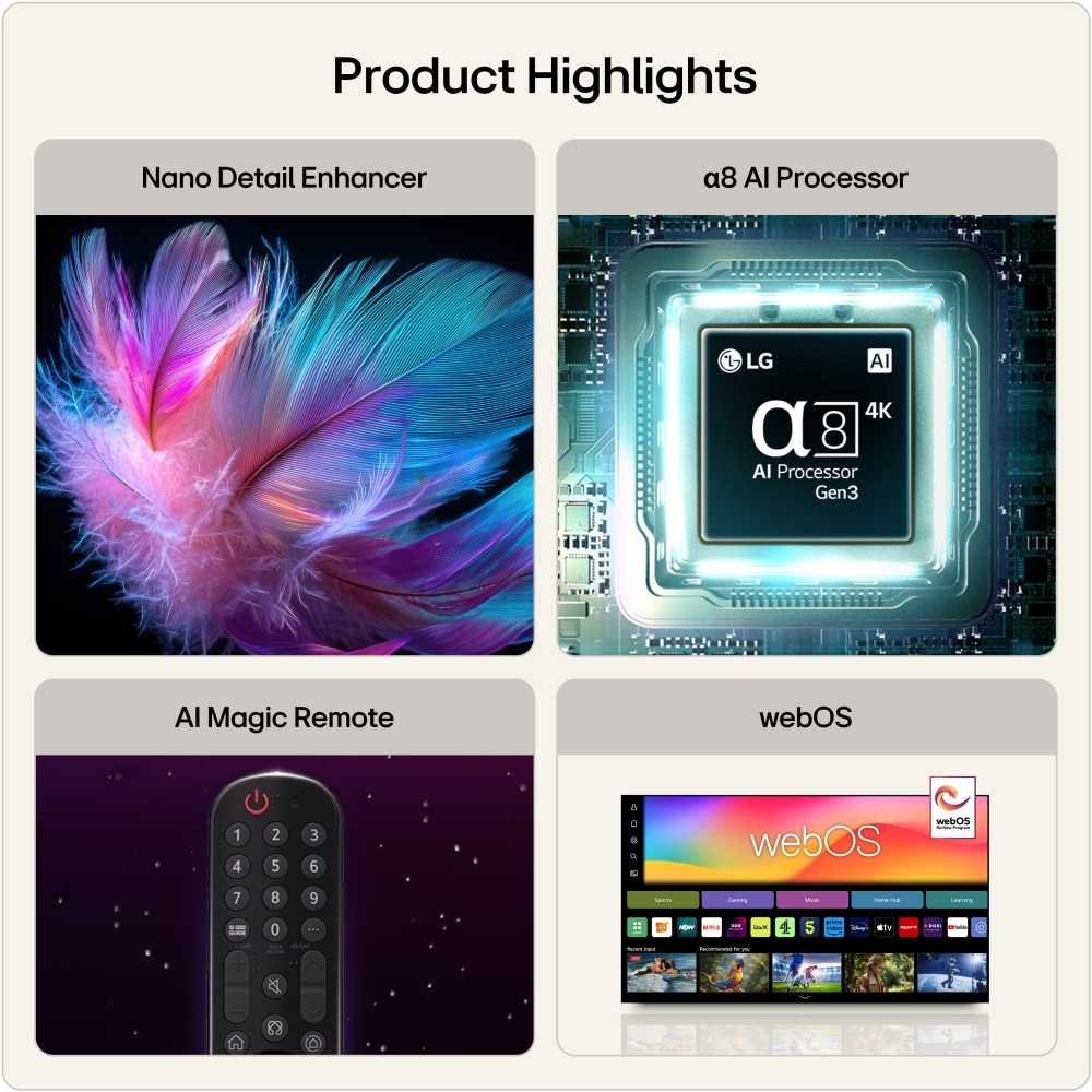 LG 98NU900B6LBAEKQ 98" Smart Television, 4K Ultra HD, G Rated