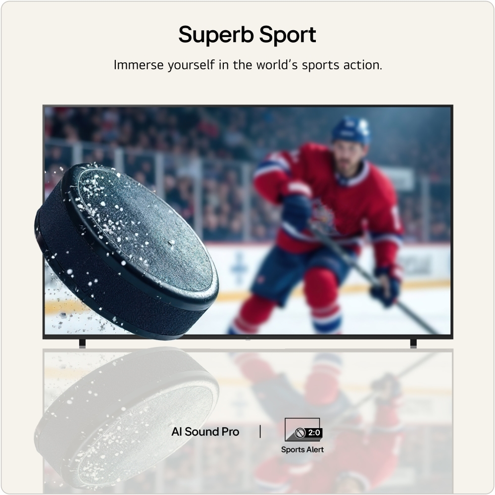 LG 98NU900B6LBAEKQ 98" Smart Television, 4K Ultra HD, G Rated
