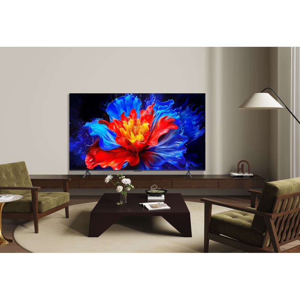 TCL 98P8K-UK 98" QLED Smart Television, 4K Ultra HD, Black, E Rated