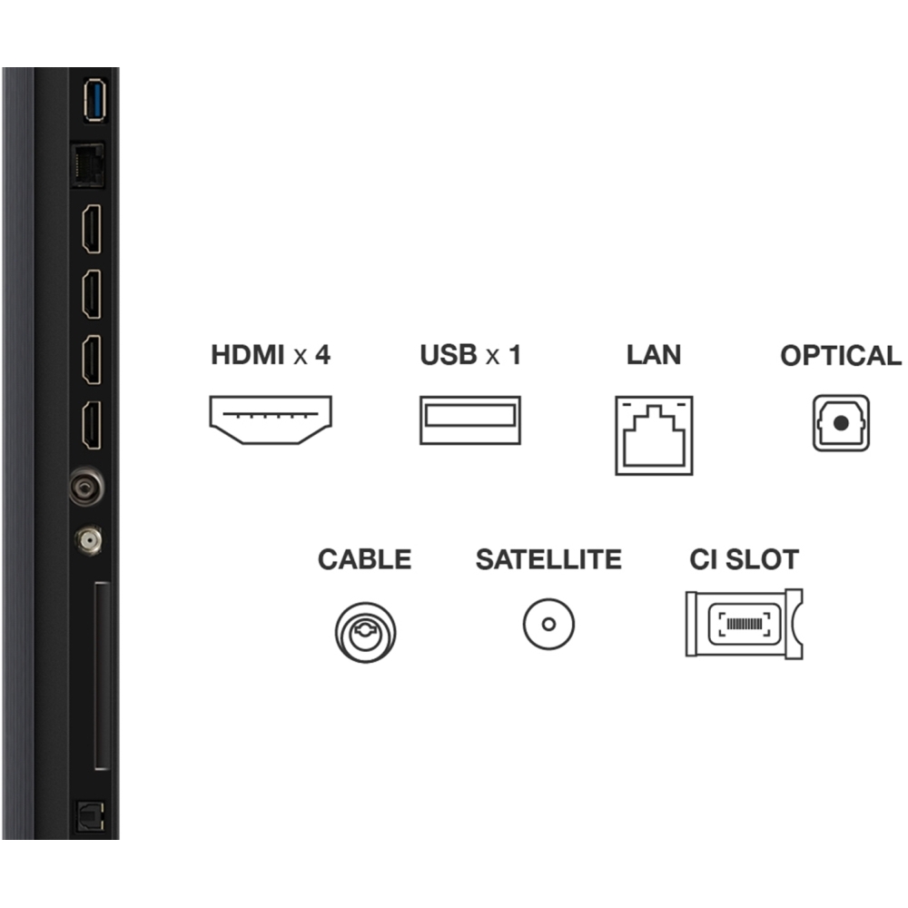 TCL 98Q7C-UK 98" Mini LED Smart Television, 4K Ultra HD, Black, E Rated