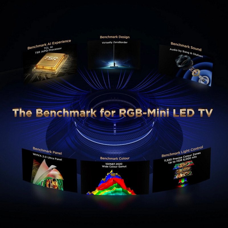 TCL 98RM9L-UK 98" Smart Television, 4K Ultra HD