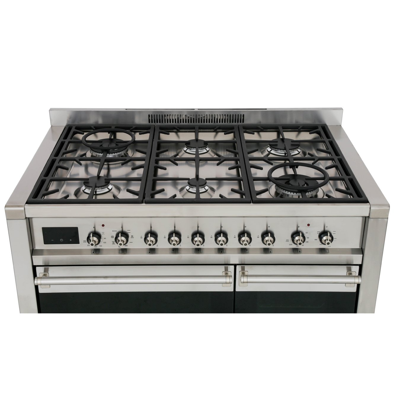 Smeg A281 Opera 100cm Dual Fuel Range Cooker, Stainless Steel, A Rated