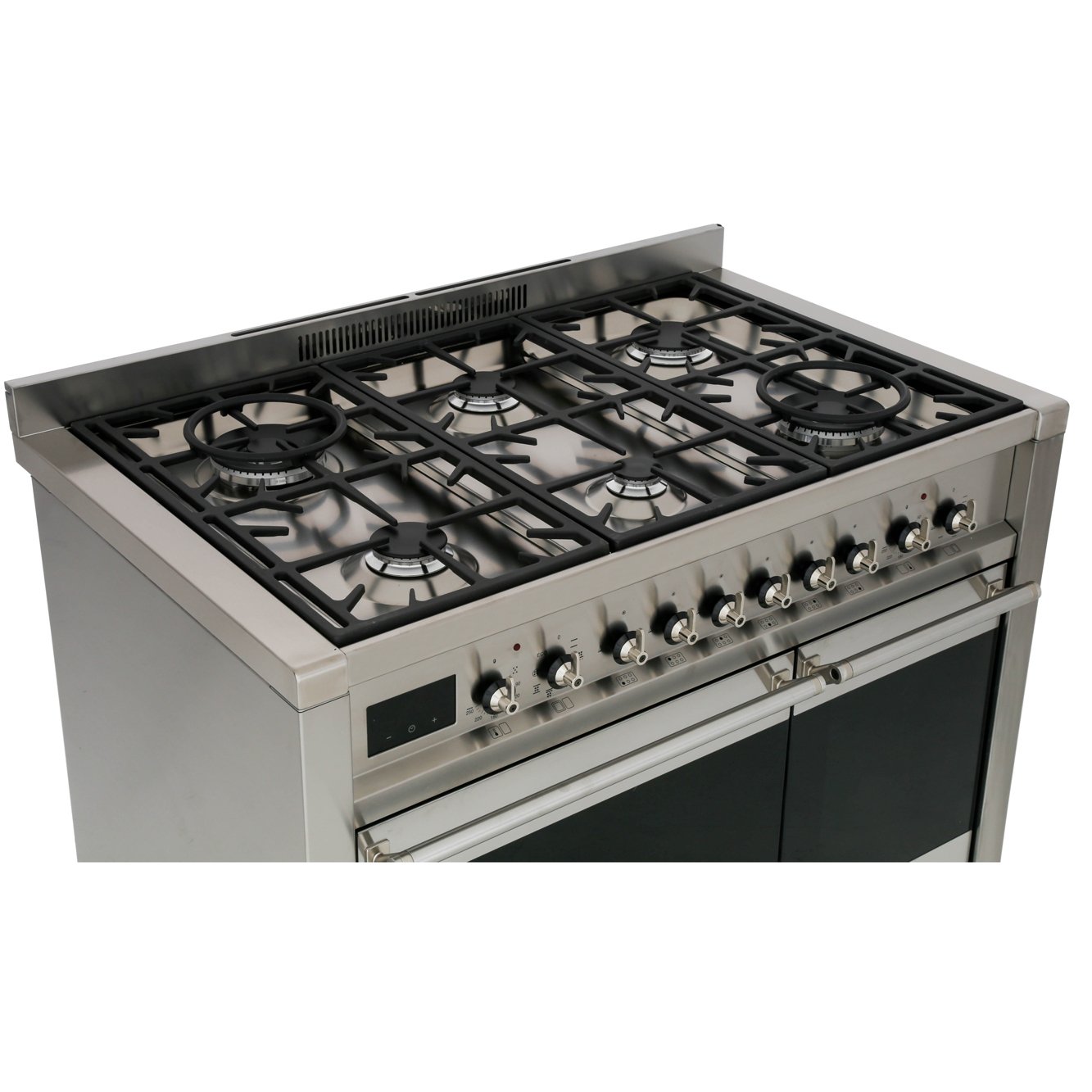 Smeg A281 Opera 100cm Dual Fuel Range Cooker, Stainless Steel, A Rated Marks Electrical