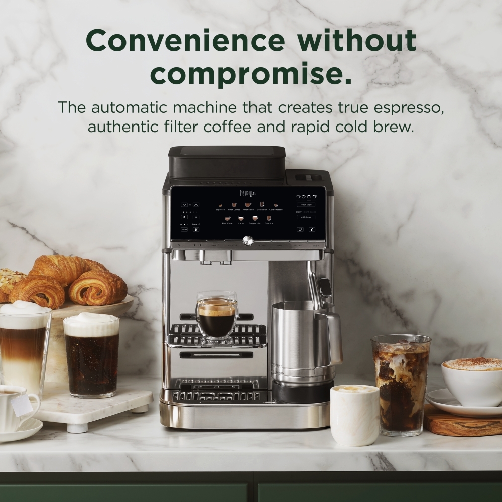 Ninja AE1001UK Coffee Machine, Black