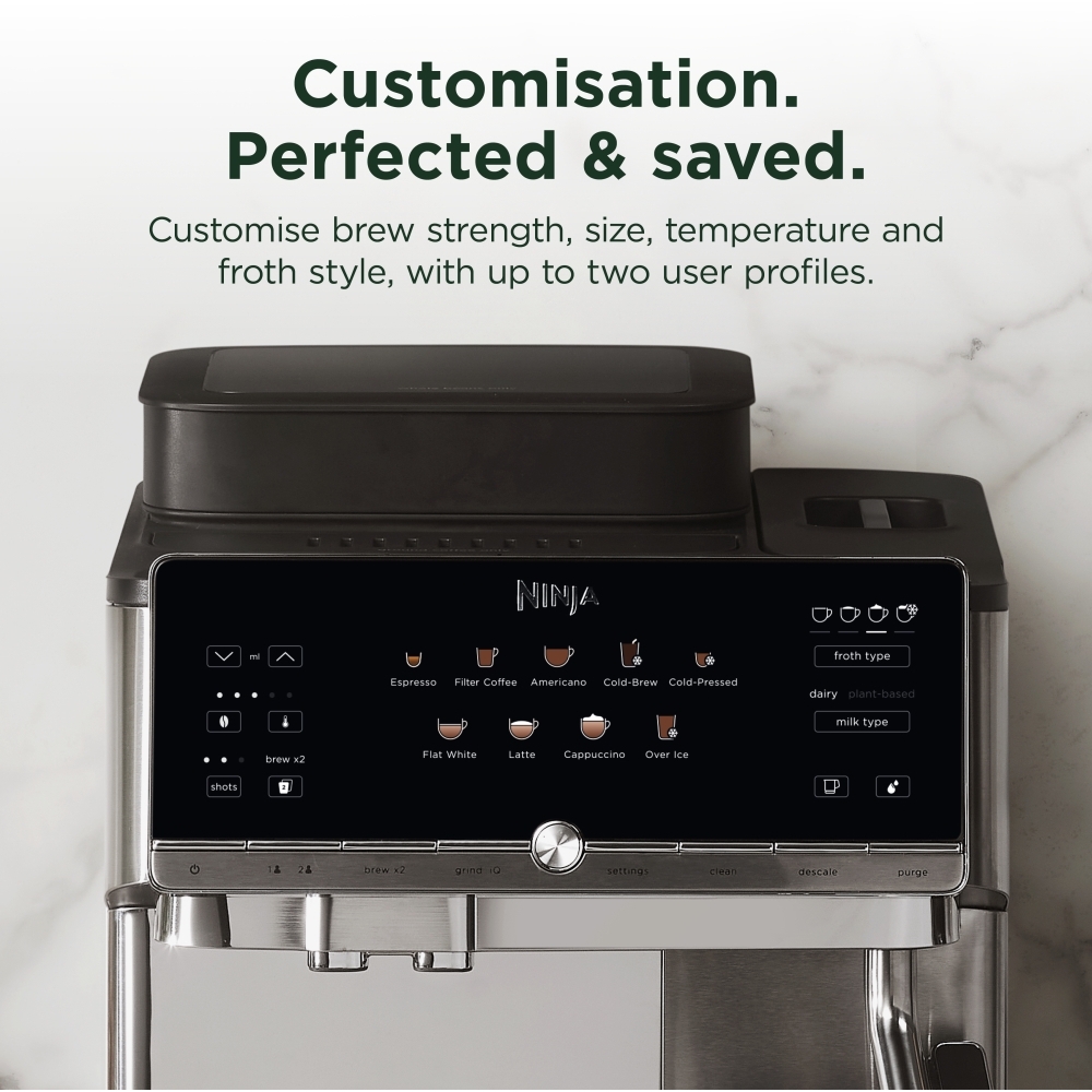 Ninja AE1001UK Coffee Machine, Black