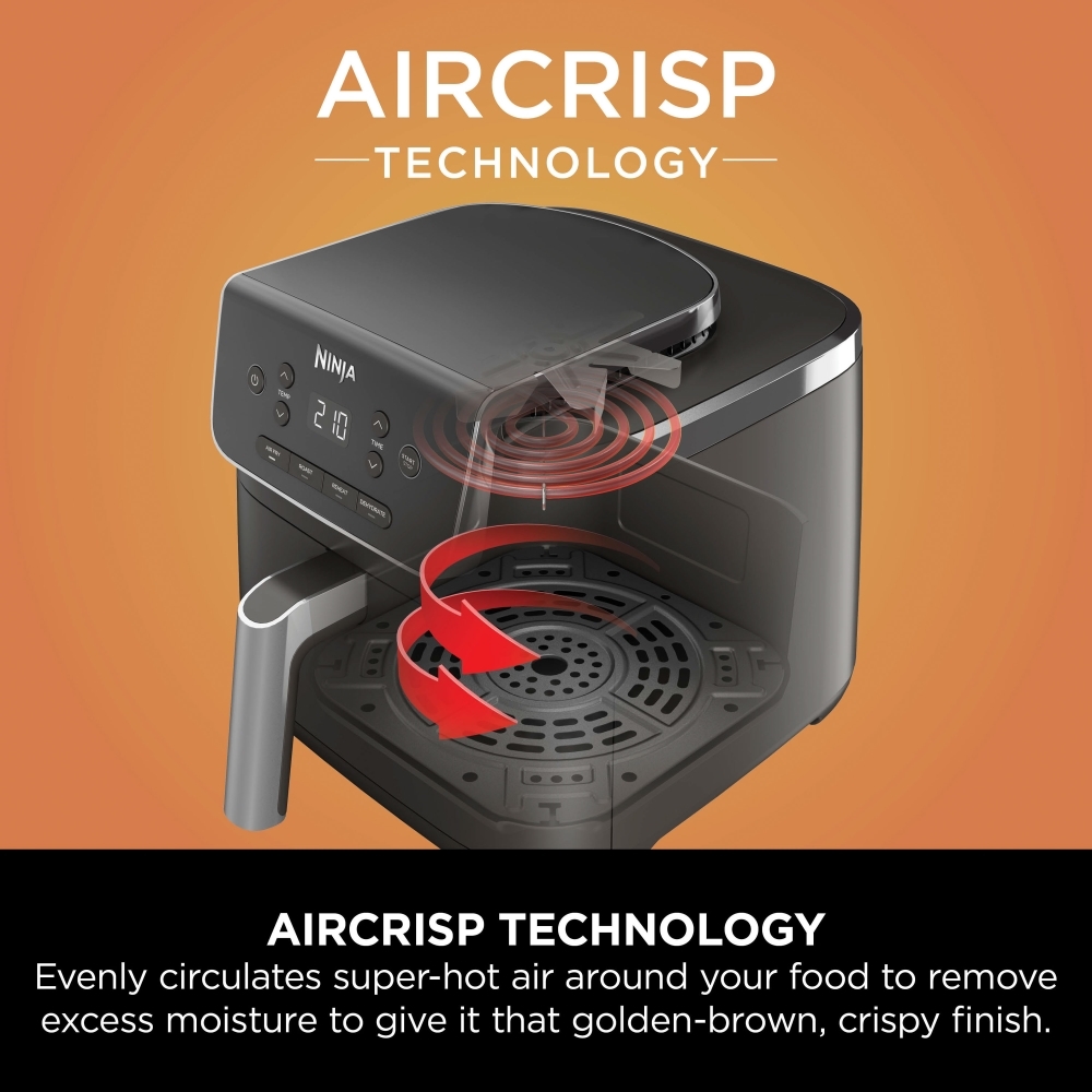 Ninja AF140UK PRO 4.7 litre Air Fryer, Black