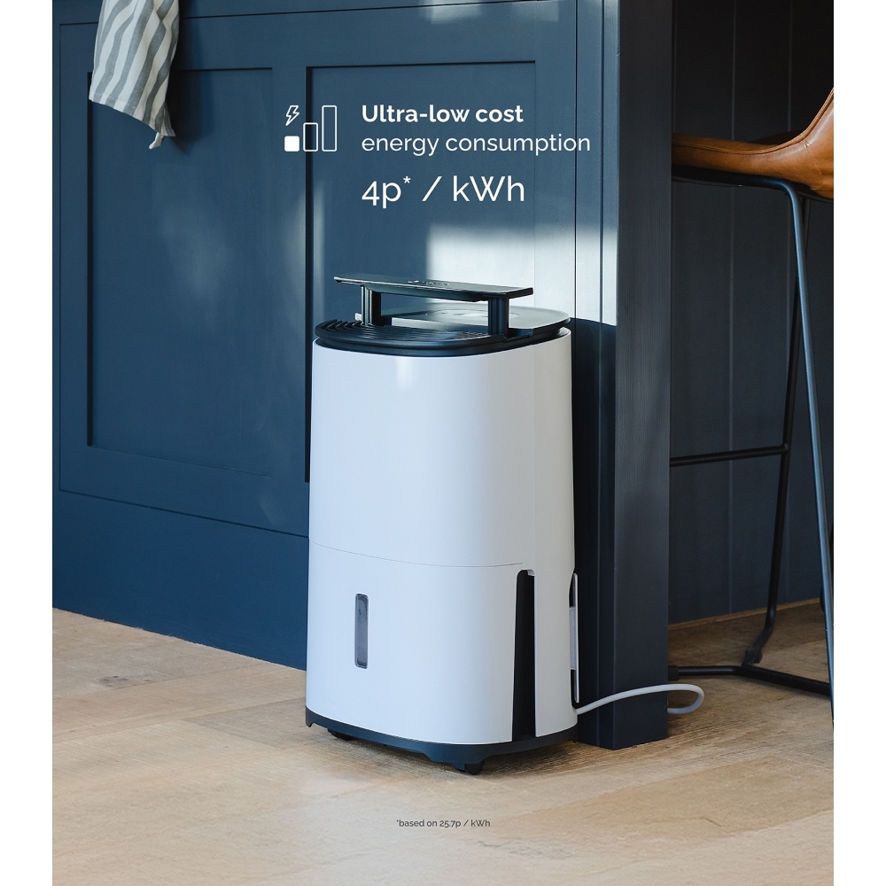 Meaco ARETEONE10L Dry Arete One 10l Dehumidifier & Air Purifier - White and Charcoal Black