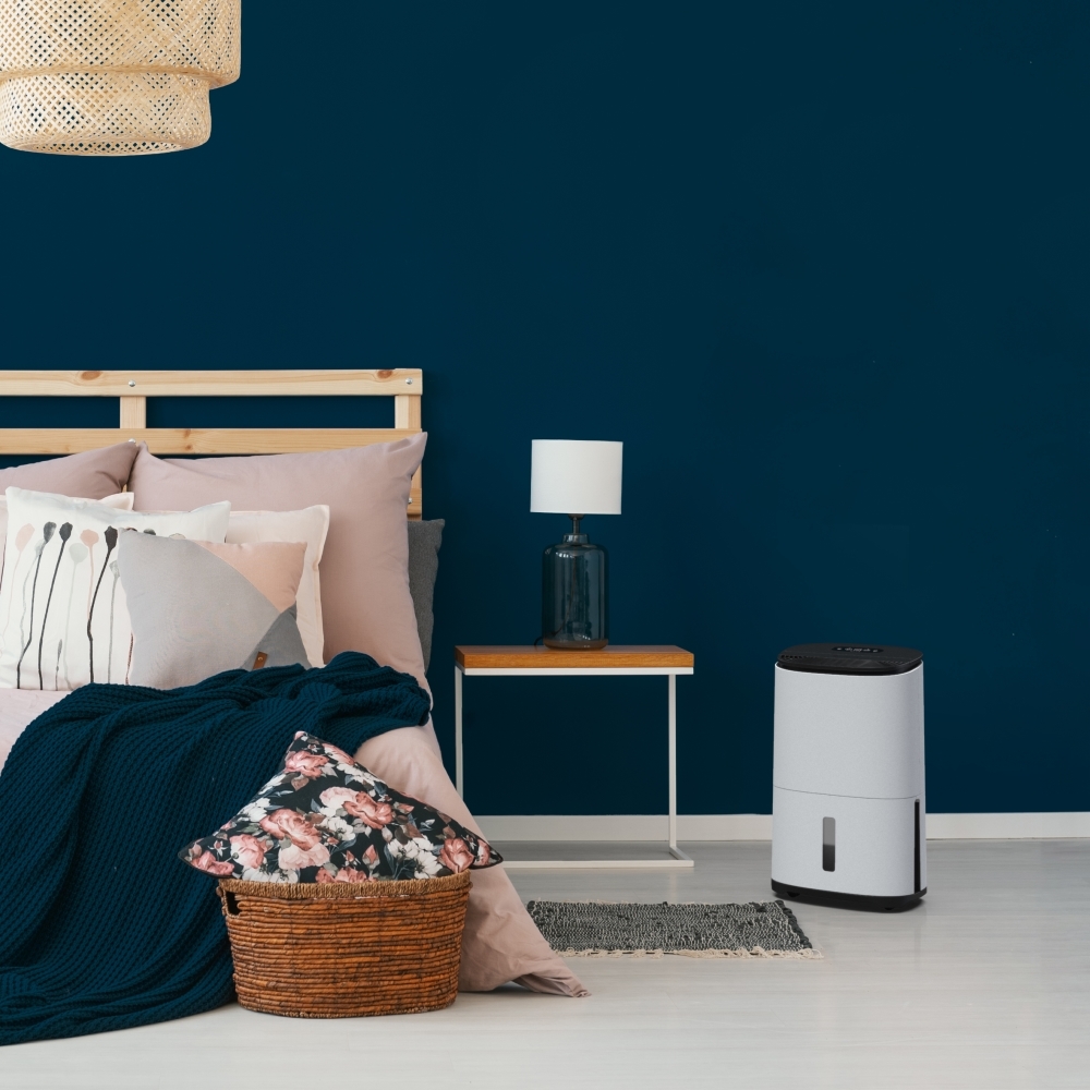 Meaco ARETEONE20L Dry Arete One 20l Dehumidifier & Air Purifier - White and Charcoal Black