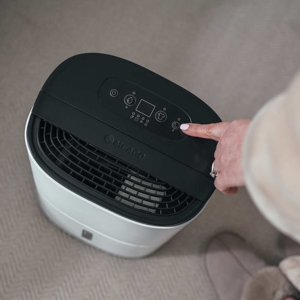 Meaco ARETEONE6L Dry Arete&reg; One 6l Compact Dehumidifier/Air Purifier, White