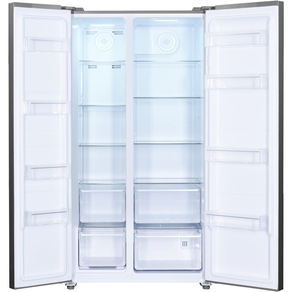 Beko ASL1532PX American Fridge Freezer, Stainless Steel, D Rated,  Non-Plumbed