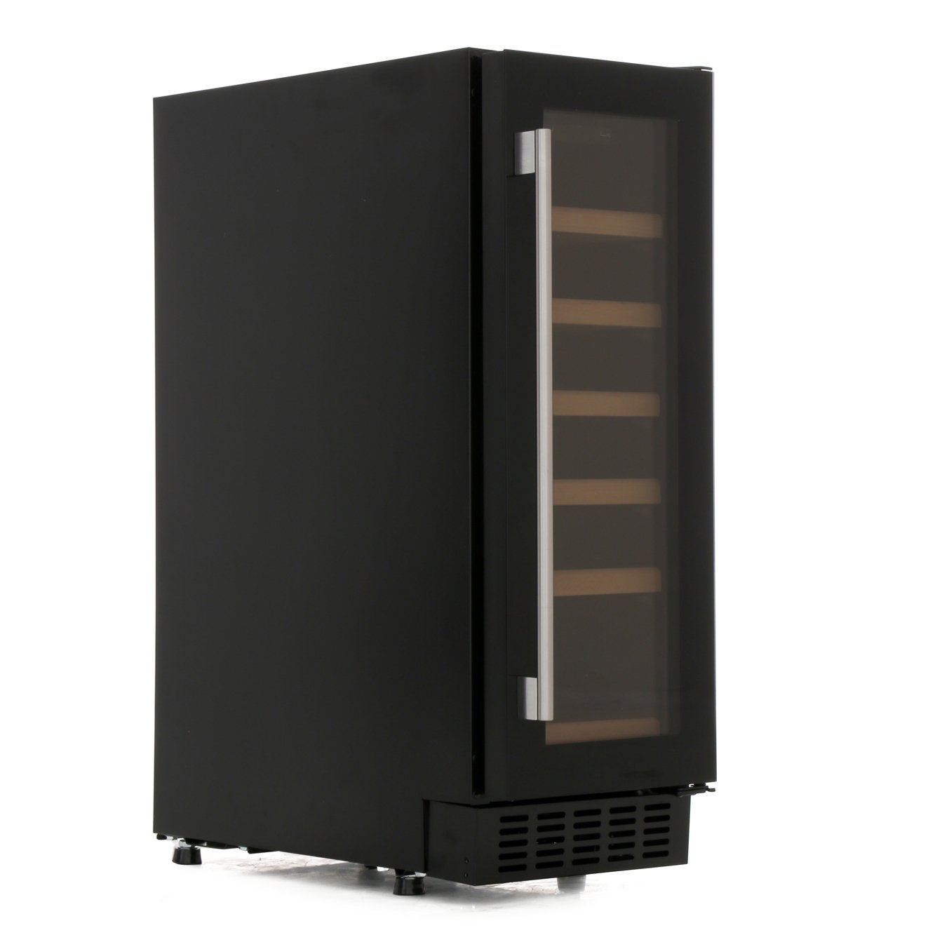 Amica AWC300BL Wine Cooler, Black, G Rated Marks Electrical