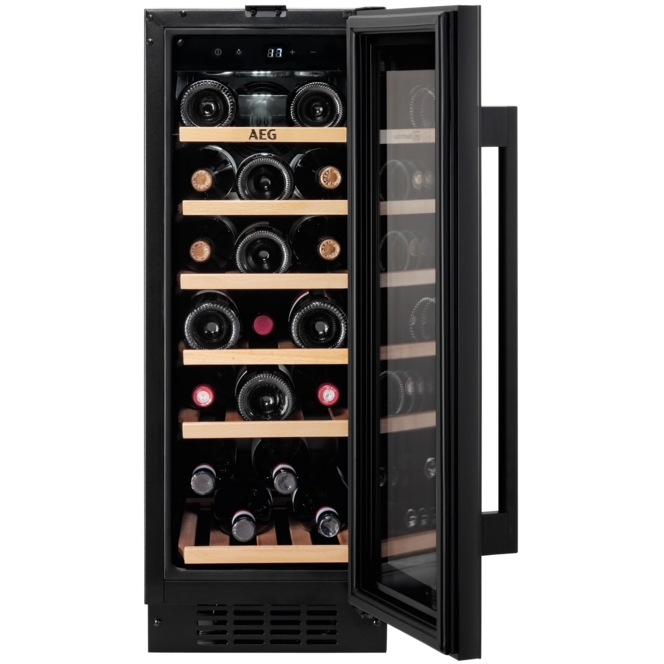 AEG AWS4020B5B Integrated Wine Cooler, Black, G Rated