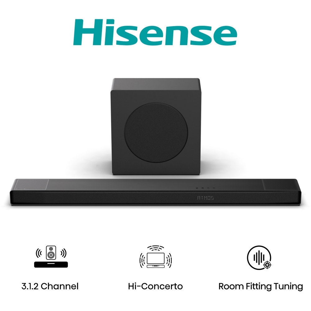 Hisense AX3120Q Sound Bar, Black