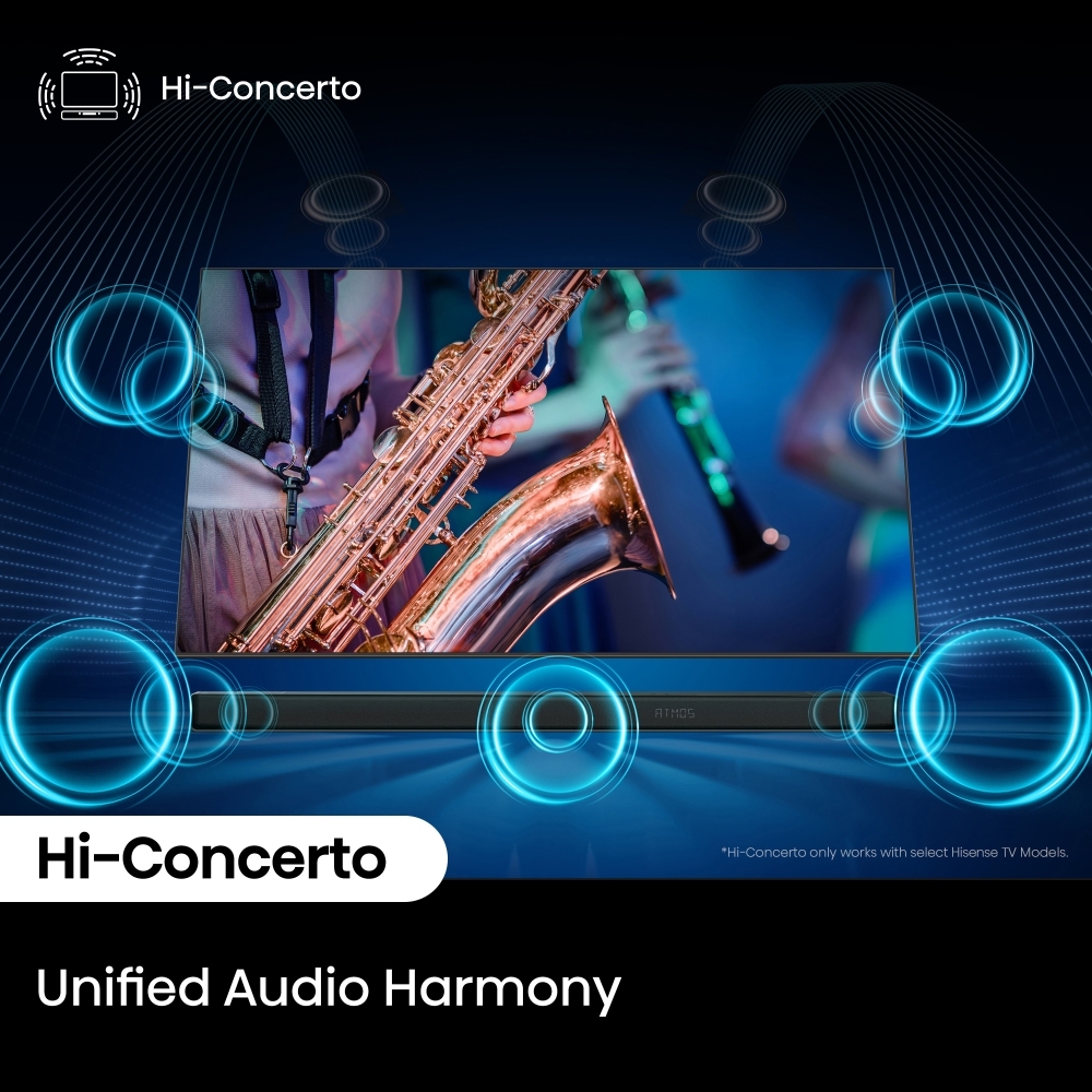 Hisense AX3120Q Sound Bar, Black